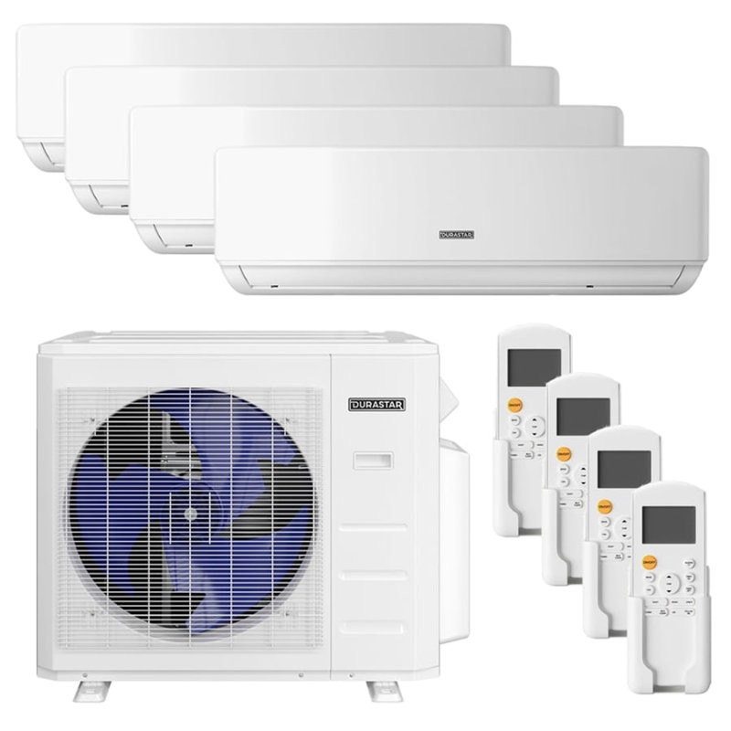 Durastar 36000 BTU Ductless Mini Split Air Conditioner with Remote